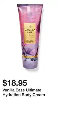 Bath & Body Works Vanilla Ease Ultimate Hydration Body Cream offer