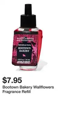 Bath & Body Works Bootown Bakery Wallflowers Fragrance Refill offer