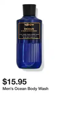 Bath & Body Works Men's Ocean Body Wash offer