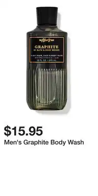 Bath & Body Works Men's Graphite Body Wash offer