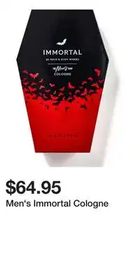 Bath & Body Works Men's Immortal Cologne offer