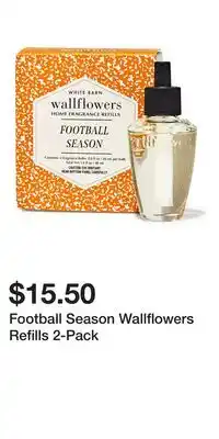 Bath & Body Works Football Season Wallflowers Refills 2-Pack offer