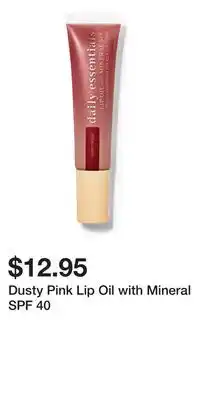 Bath & Body Works Dusty Pink Lip Oil with Mineral SPF 40 offer