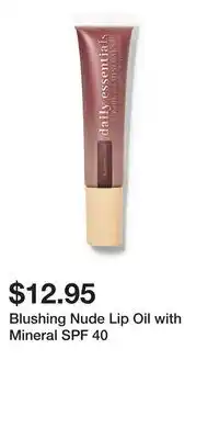 Bath & Body Works Blushing Nude Lip Oil with Mineral SPF 40 offer
