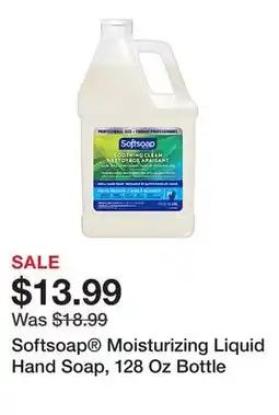 Office Depot Softsoap Moisturizing Liquid Hand Soap, 128 Oz Bottle offer