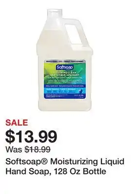 Office Depot Softsoap Moisturizing Liquid Hand Soap, 128 Oz Bottle offer