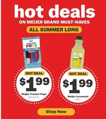 Meijer Meijer Brand Summer offer