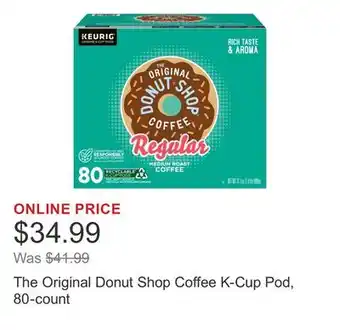 Costco The Original Donut Shop Coffee K-Cup Pod, 80-count offer