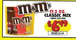 Ollie's M&M's 17.2 OZ. CLASSIC MIX offer