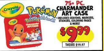 Ollie's PoKéMoN CHARMANDER ART CASE offer