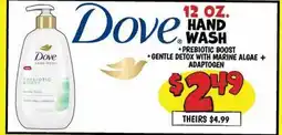 Ollie's DOVE 12 OZ. HAND WASH offer