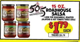 Ollie's 15 OZ. ROADHOUSE SALSA offer