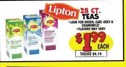Ollie's Lipton 28 CT. TEAS offer