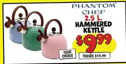 Ollie's PHANTOM CHEP 2.5 L. HAMMERED KETTLE offer