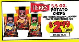 Ollie's HERR'S 5.5 OZ. POTATO CHIPS offer