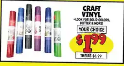 Ollie's CRAFT VINYL offer