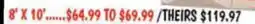 Ollie's 8' X10' HUGE INDOOR/OUTDOOR AREA RUG BUY OUT!! offer