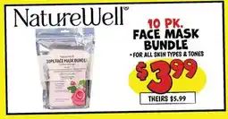 Ollie's NatureWELL 10 PK. FACE MASK BUNDLE offer