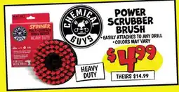 Ollie's POWER SCRUBBER BRUSH offer