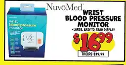 Ollie's WRIST BLOOD PRESSURE MONITOR offer
