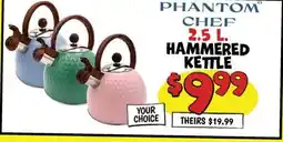 Ollie's 2.5 L. HAMMERED KETTLE offer