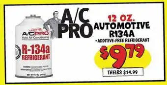 Ollie's 12 OZ AUTOMOTIVE R134A offer