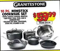 Ollie's 10 PC. NONSTICK COOKWARE SET offer