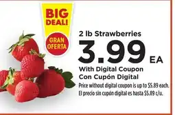 Food 4 Less 2 lb Strawberries offer