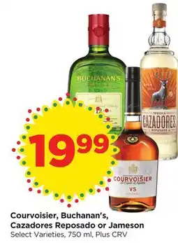 Food 4 Less Courvoisier, Buchanan's, Cazadores Reposado or Jameson offer
