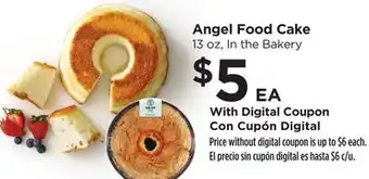 Food 4 Less Angel Food Cake offer