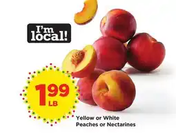 Food 4 Less Yellow or White Peaches or Nectarines offer