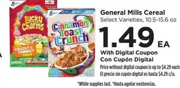 Food 4 Less General Mills Cereal offer