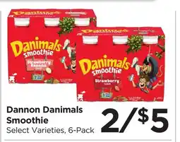 Food 4 Less Dannon Danimals Smoothie offer