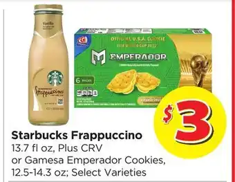 Food 4 Less Starbucks Frappuccino offer