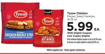 Food 4 Less Tyson Chicken offer