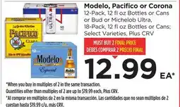 Food 4 Less Modelo, Pacifico or Corona offer