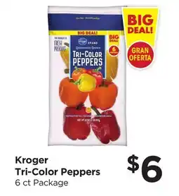 Food 4 Less Kroger Tri-Color Peppers offer