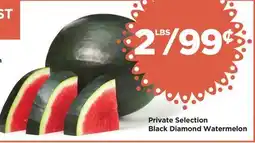 Food 4 Less Private Selection Black Diamond Watermelon offer