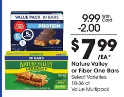 Ralphs Nature Valley or Fiber One Bars offer