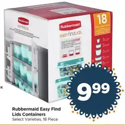Food 4 Less Rubbermaid Easy Find Lids Containers offer
