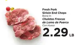 Food 4 Less Fresh Pork Sirloin End Chops offer
