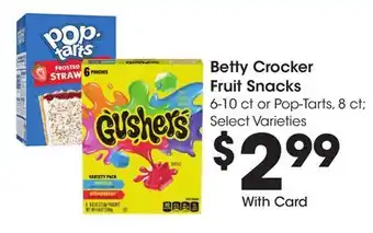 Ralphs Betty Crocker Fruit Snacks offer