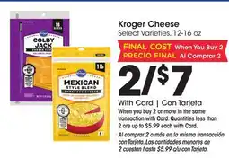Ralphs Kroger Cheese offer