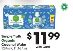 Ralphs Simple Truth Coconut Water offer