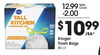 Ralphs Kroger Trash Bags offer