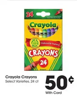 Ralphs Crayola Crayons offer