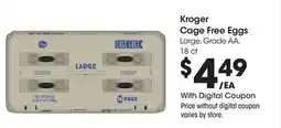 Ralphs Kroger Cage Free Eggs offer