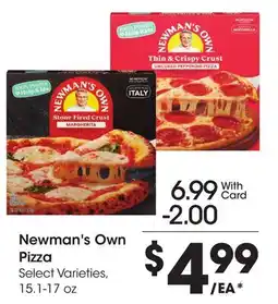 Ralphs Newman's Own Pizza offer
