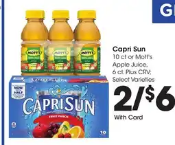 Ralphs Capri Sun offer