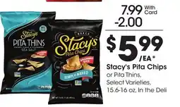Ralphs Stacy's Pita Chips offer